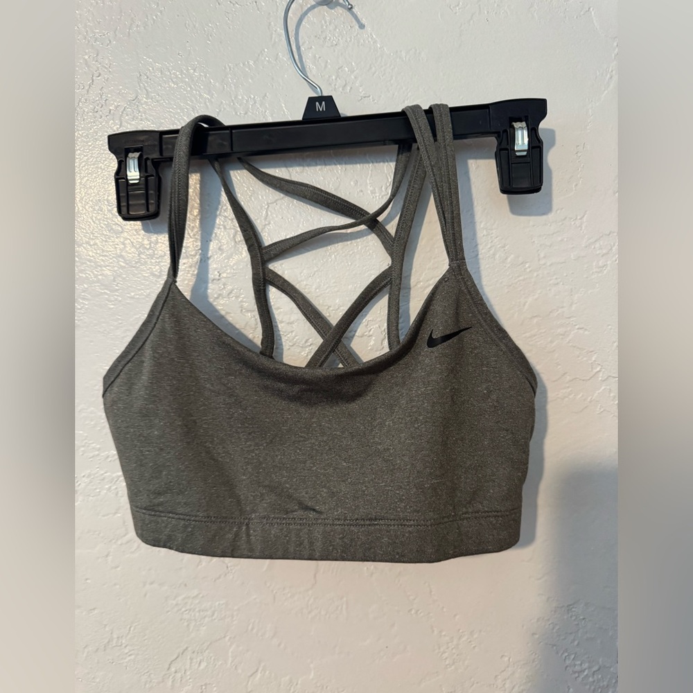 Grey Nike sports bra Mesh